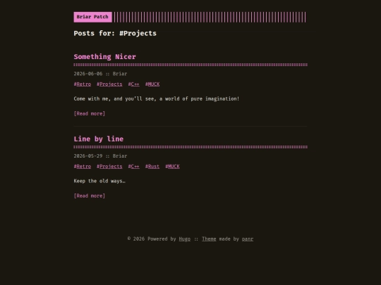 tags/projects/page/1 screenshot