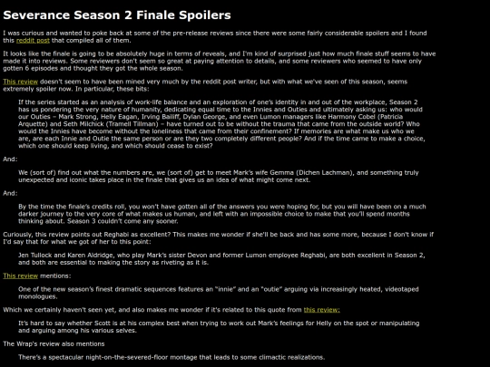 oldarchive/severancespoiler screenshot