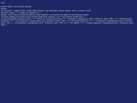 cheatsheet screenshot