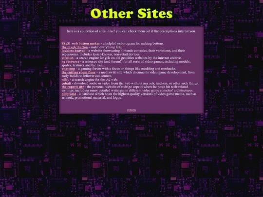 othersites screenshot