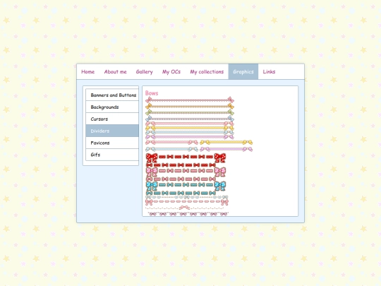 dividers screenshot