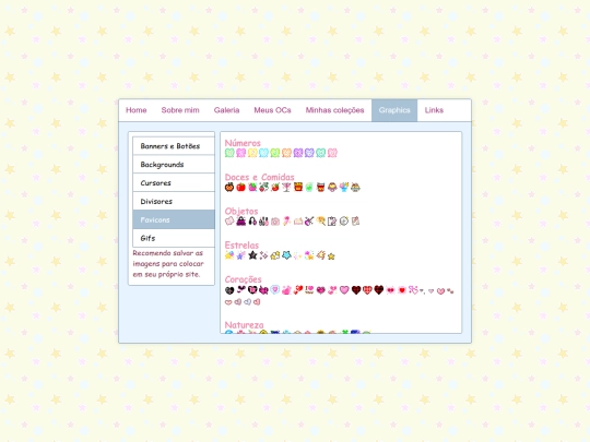 favicons screenshot