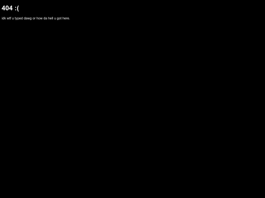 not_found screenshot