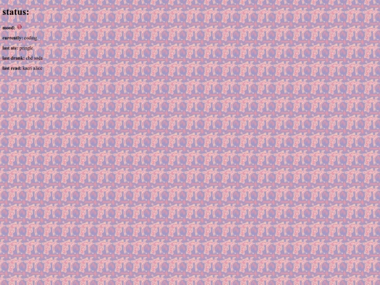 status screenshot