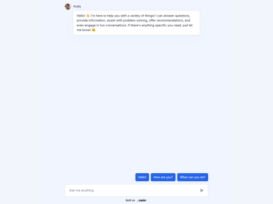 FluffyAI screenshot