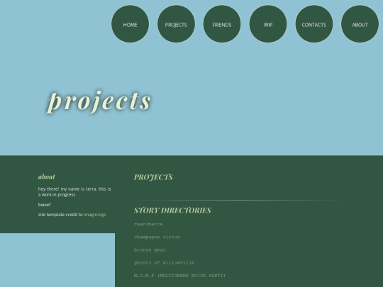 projects screenshot