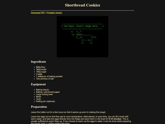 recipes/shortbread-cookies screenshot