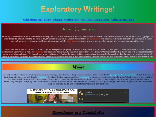ExploratoryWritings/ExploratoryWritingHome/ExploratoryWritingHome screenshot