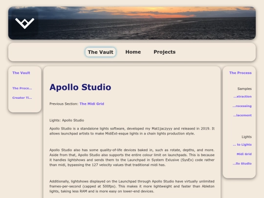 thevault/theprocess/apollostudio screenshot