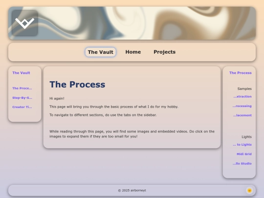 thevault/theprocess screenshot