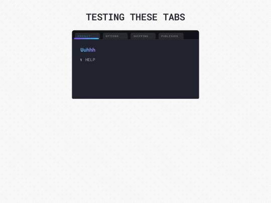 testing screenshot