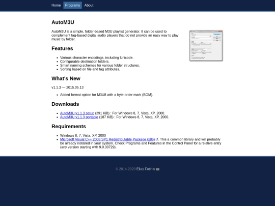 autom3u screenshot