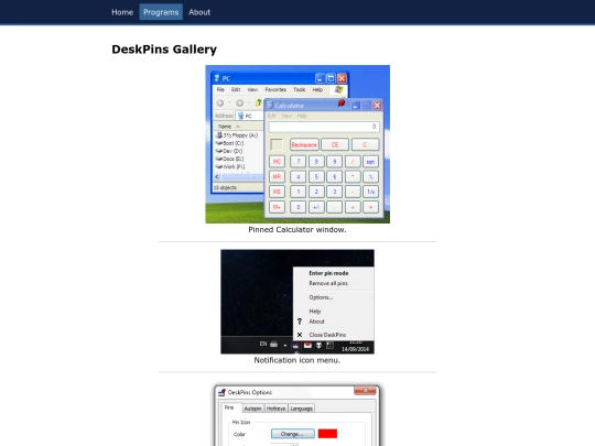 deskpins/gallery screenshot