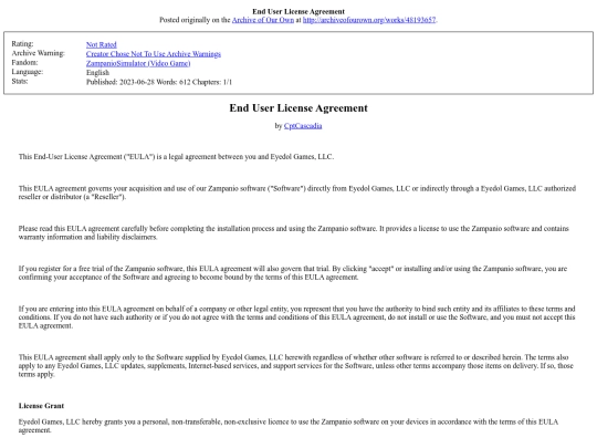 fanfictions/End_User_License screenshot