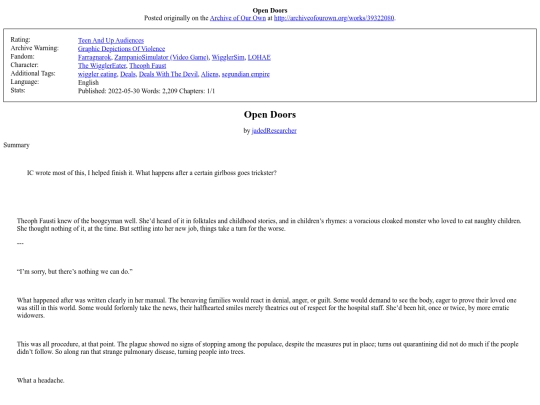 fanfictions/Open_Doors screenshot