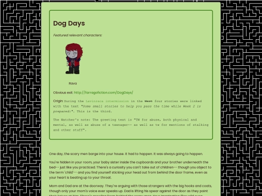 hiddenstories/dogdays screenshot