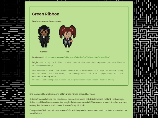 hiddenstories/greenribbon screenshot