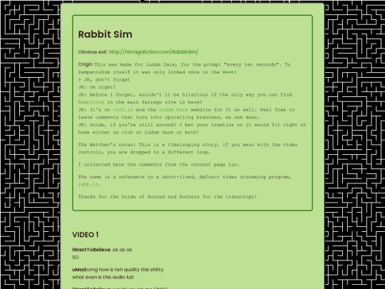 hiddenstories/rabbitsim screenshot