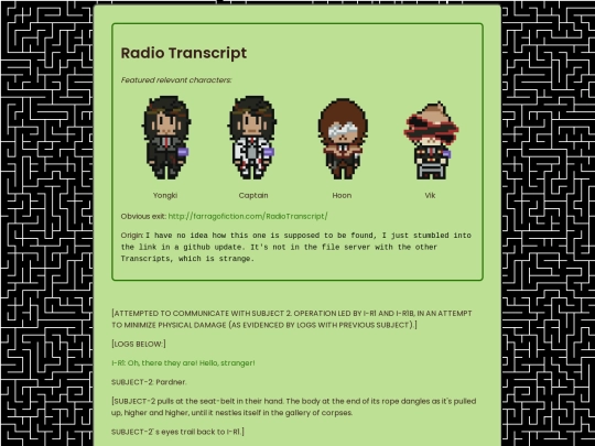 hiddenstories/radiotranscript screenshot