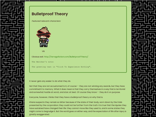 landingpage/bulletprooftheory screenshot