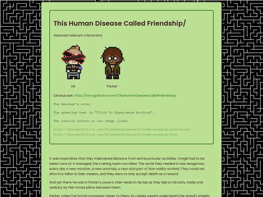 landingpage/humandiseasecalledfriendship screenshot