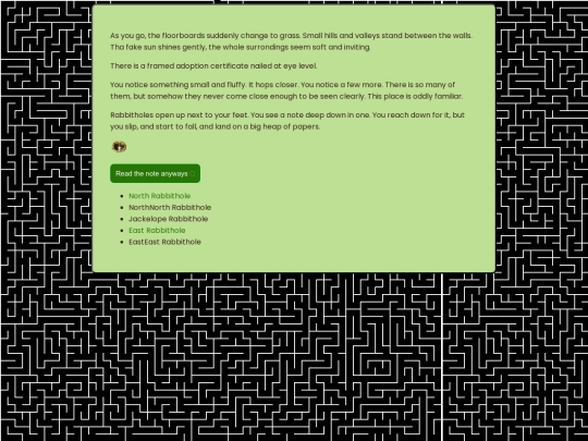 rabbitholes screenshot