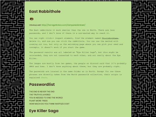 rabbitholes/eastrabbithole screenshot