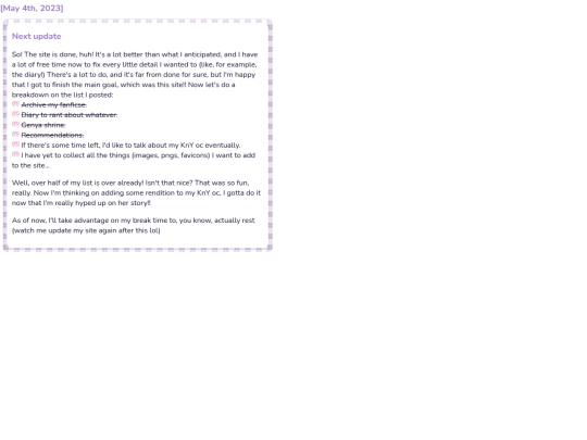 diary/may23 screenshot