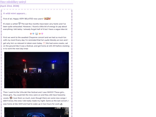 diary/newentry screenshot
