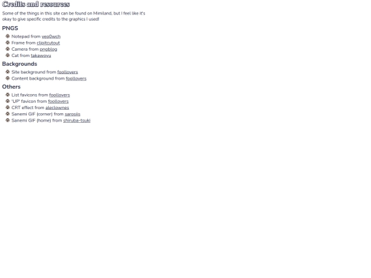 ramble/credits screenshot