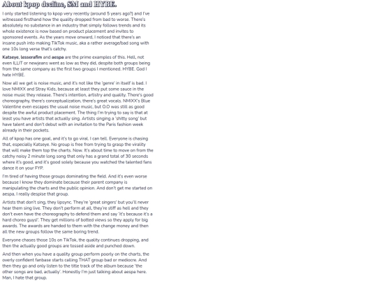 ramble/kpop-rant screenshot