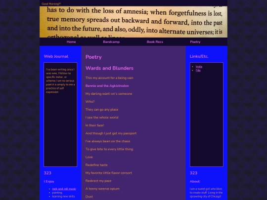 poetry screenshot