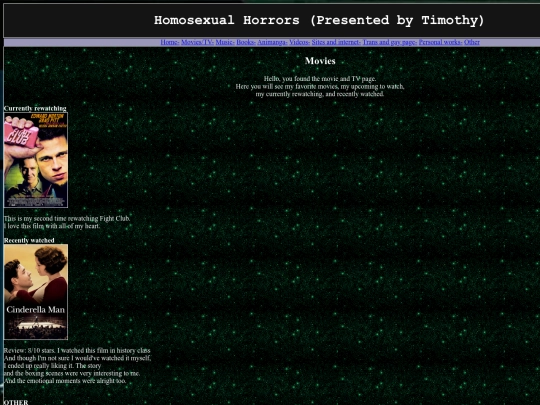page 2/Movies screenshot