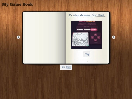 Gamebook screenshot