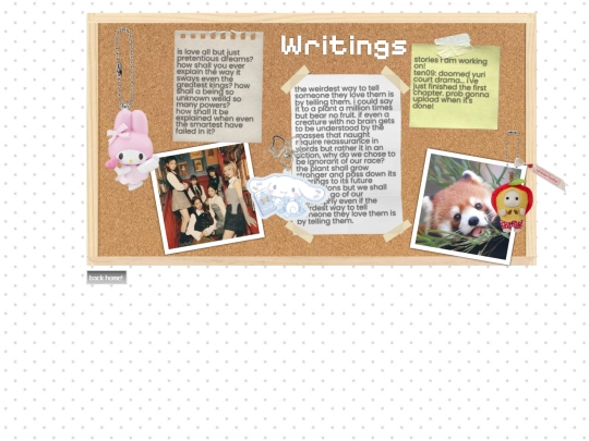 writing screenshot