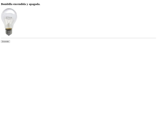 bombillas/ejercicio3 screenshot