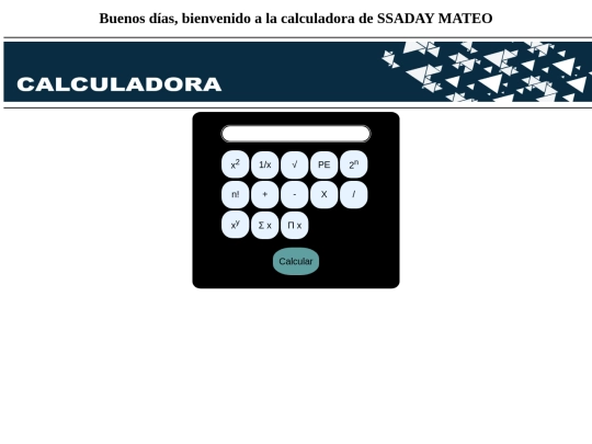 calculadora screenshot
