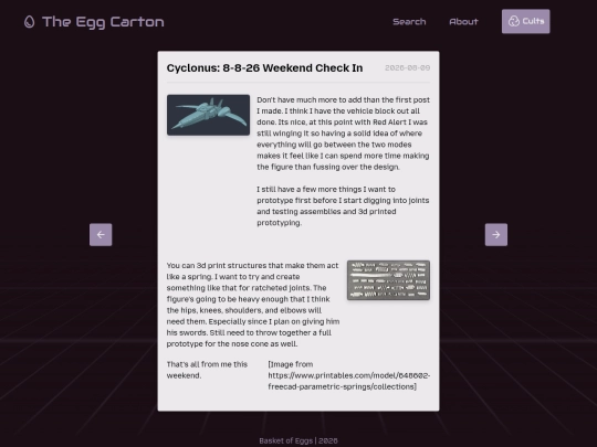 article/cyclonus-8-8-26-weekend-check-in screenshot