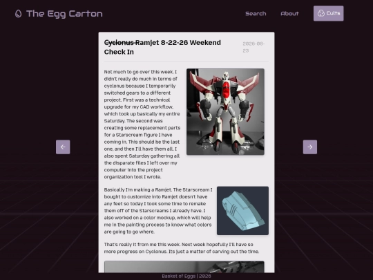 article/cyclonus-ramjet-8-22-26-weekend-check-in screenshot