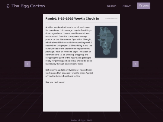 article/ramjet-8-29-2026-weekly-check-in screenshot