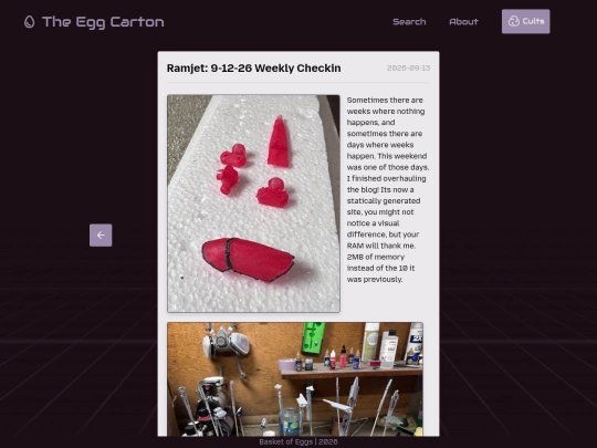 article/ramjet-9-12-26-weekly-checkin screenshot