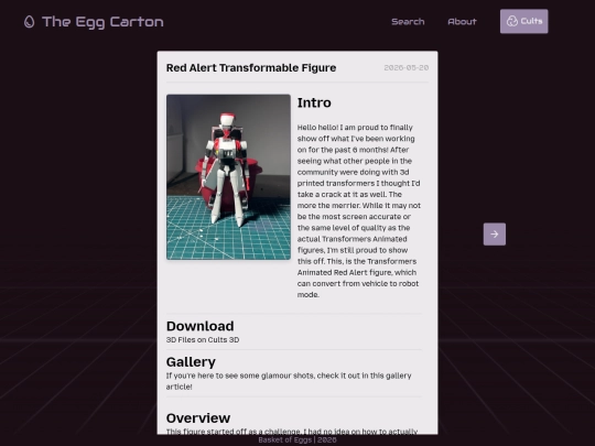 article/red-alert-transformable-figure screenshot