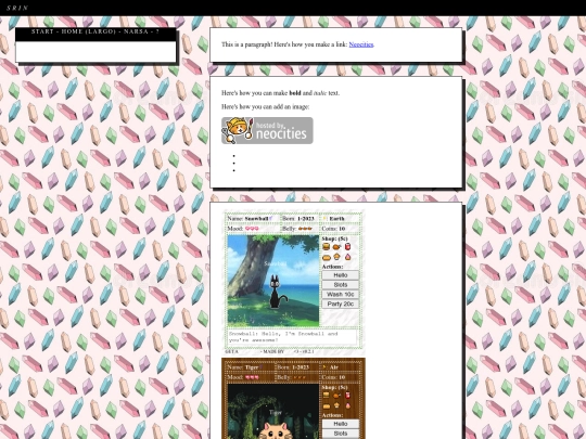 personal/srin screenshot