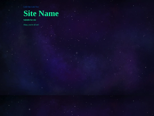 test screenshot
