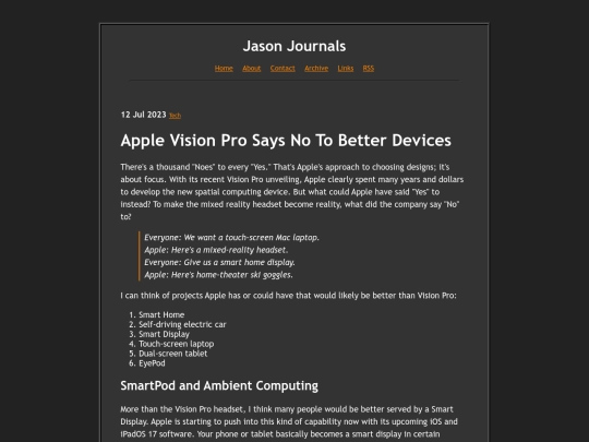 2023/07/12/apple-vision-pro-says-no-to-better-devices screenshot