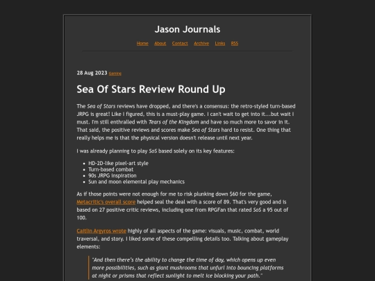 2023/08/28/sea-of-stars-review-round-up screenshot