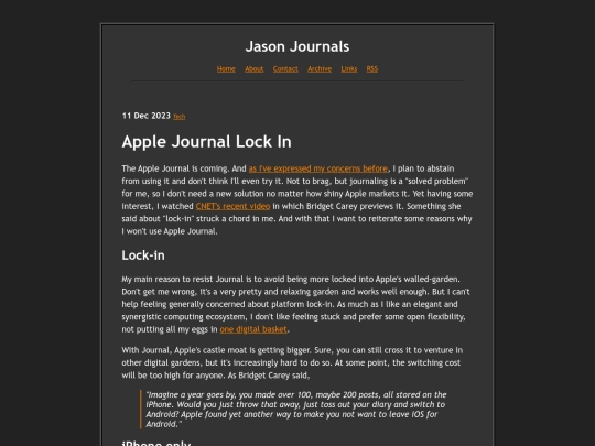 2023/12/11/apple-journal-lock-in screenshot