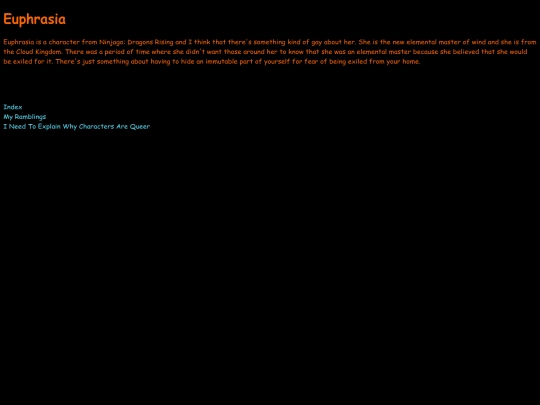 euphrasia screenshot