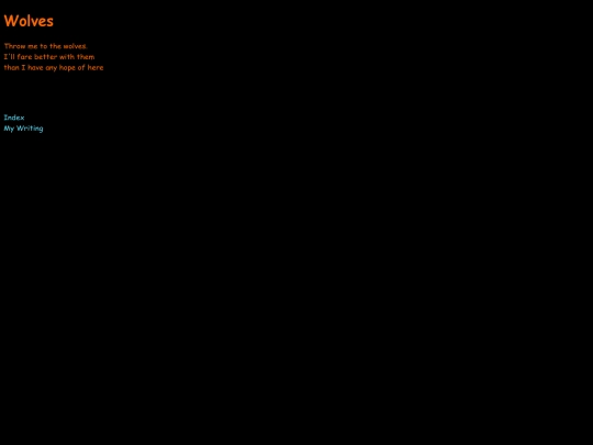 wolves screenshot