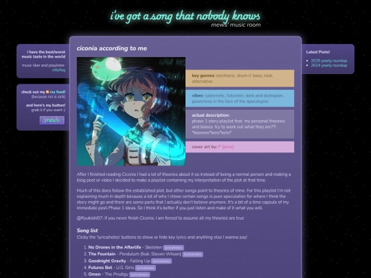playlist/fandom/ciconia-phase-1 screenshot